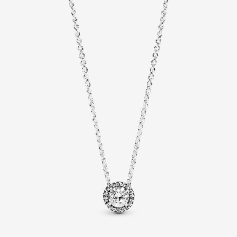 Collier avec Pendentif Pandora Round Sparkle Halo | WOT-69922585