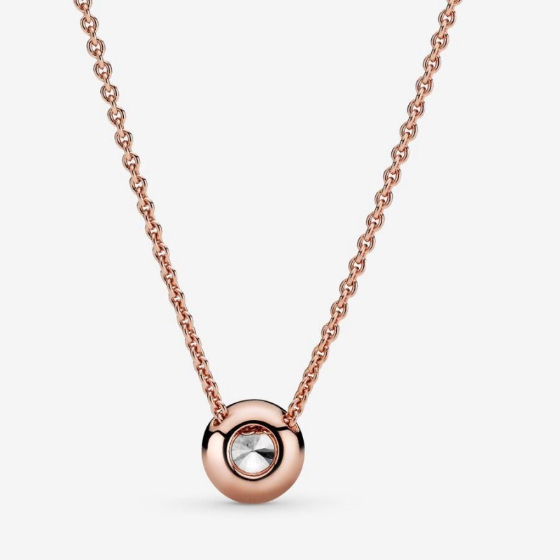 Collier avec Pendentif Pandora Round Sparkle Halo | OUA-59483524