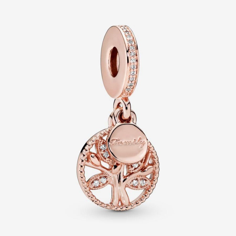 Collier avec Pendentif Pandora Family Circle Rose | TNH-30245257