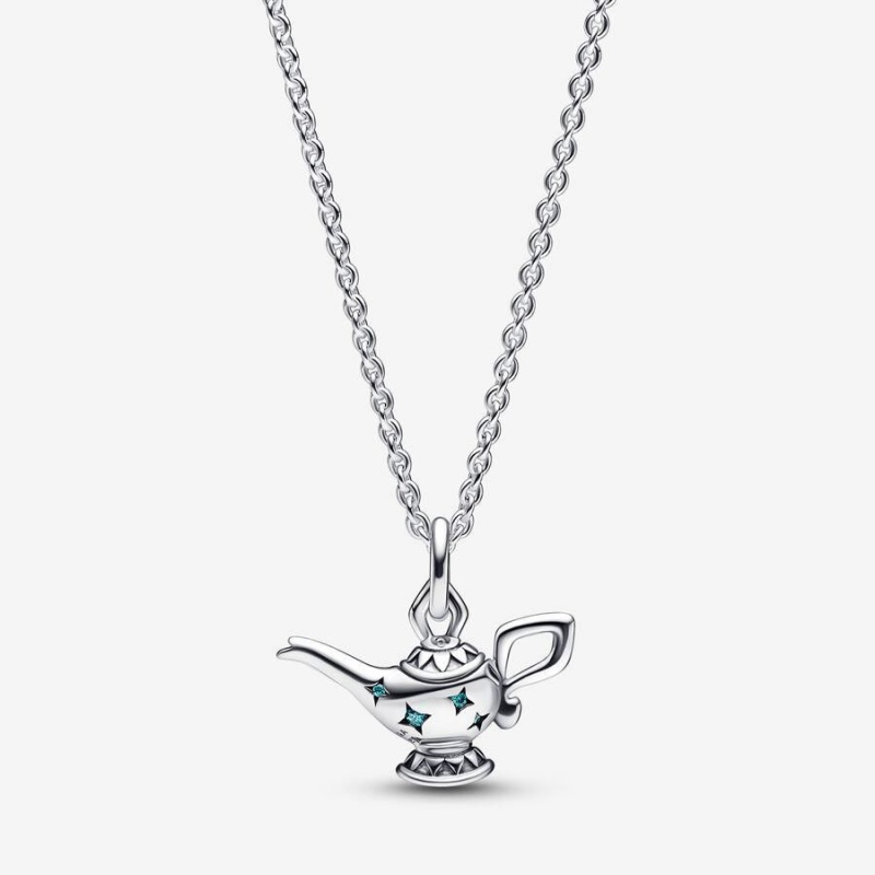 Collier avec Pendentif Pandora Disney Aladdin Magic Lamp Collier Turquoise | BBL-02733149