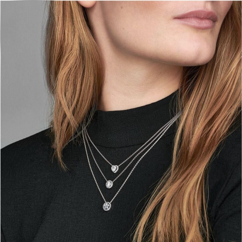 Collier avec Pendentif Pandora Elevated Heart | ORM-90569694