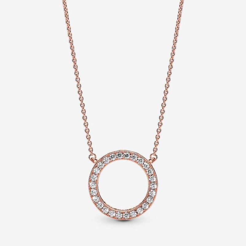 Collier avec Pendentif Pandora Circle of Sparkle | TLA-43858099