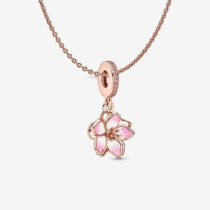 Collier avec Pendentif Pandora Cherry Blossom Rose | GST-39364650