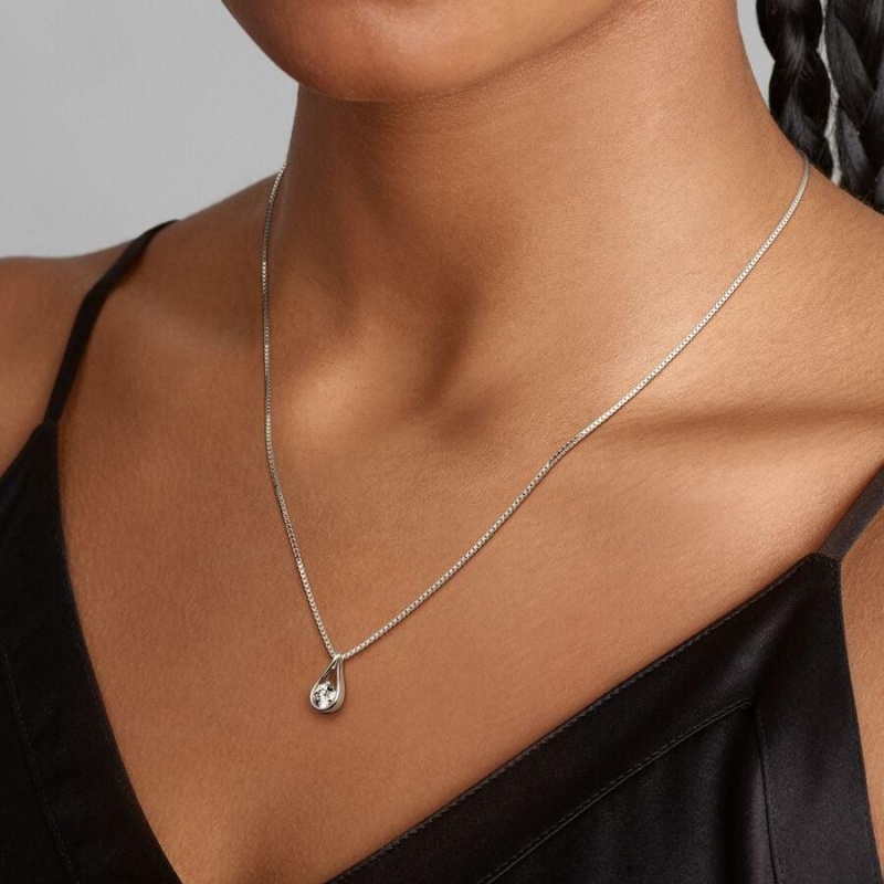 Collier avec Pendentif Pandora Brilliance Lab-Created 0.50 ct tw Diamond | DBY-92266156