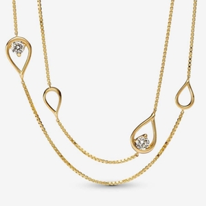 Collier avec Pendentif Pandora Brilliance Lab-Created 0.50 ct tw Diamond Long | JJN-74693990