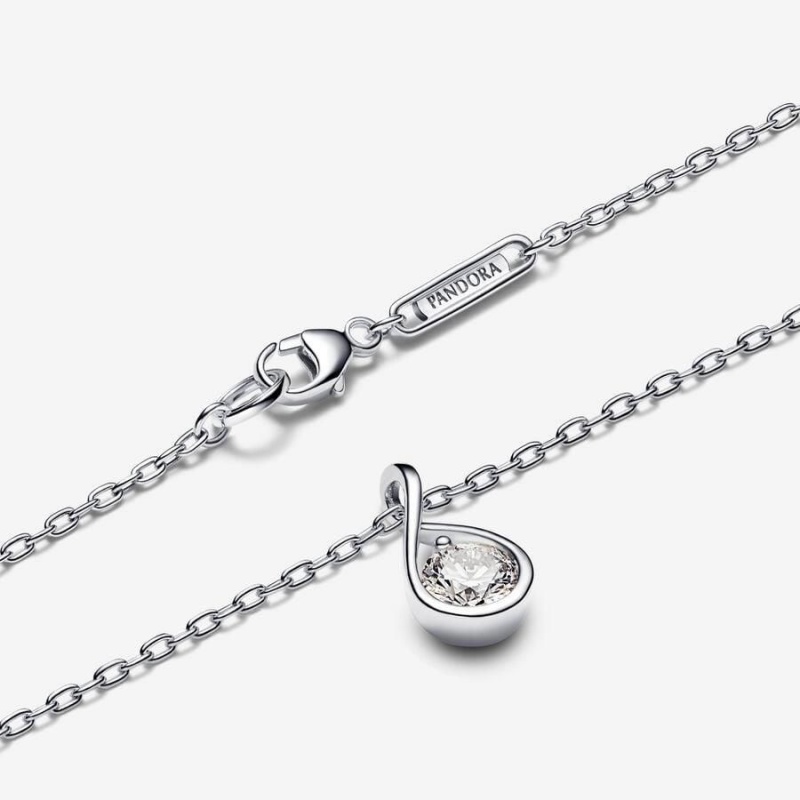 Collier avec Pendentif Pandora Brilliance Lab-Created 0.50 ct tw Diamond | FPF-36303915