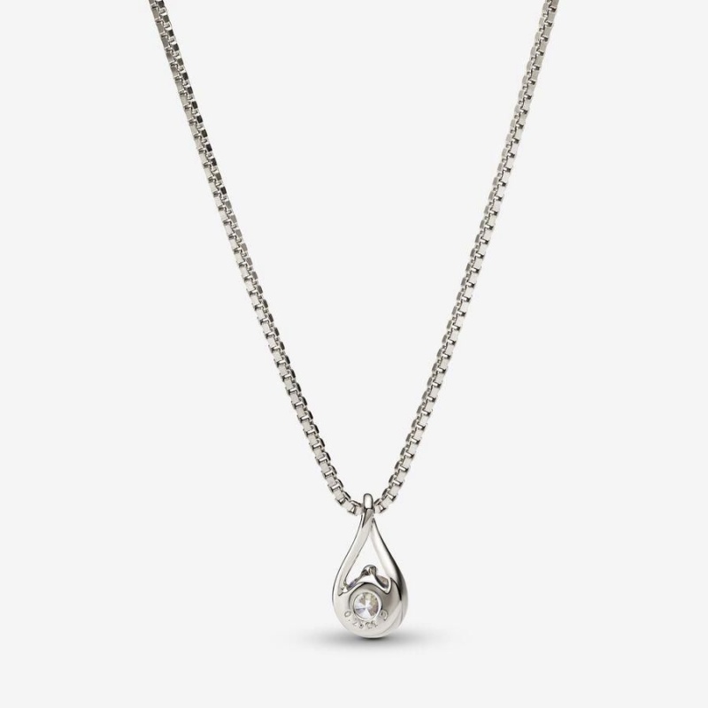 Collier avec Pendentif Pandora Brilliance Lab-Created 0.25 ct tw Diamond | VFU-38427578