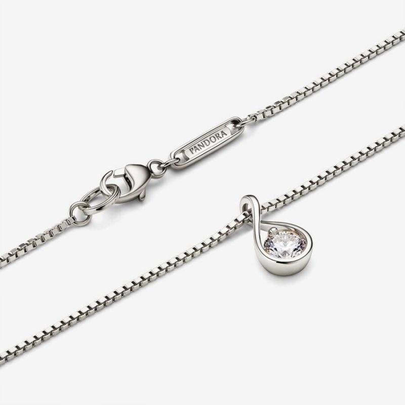 Collier avec Pendentif Pandora Brilliance Lab-Created 0.25 ct tw Diamond | VFU-38427578