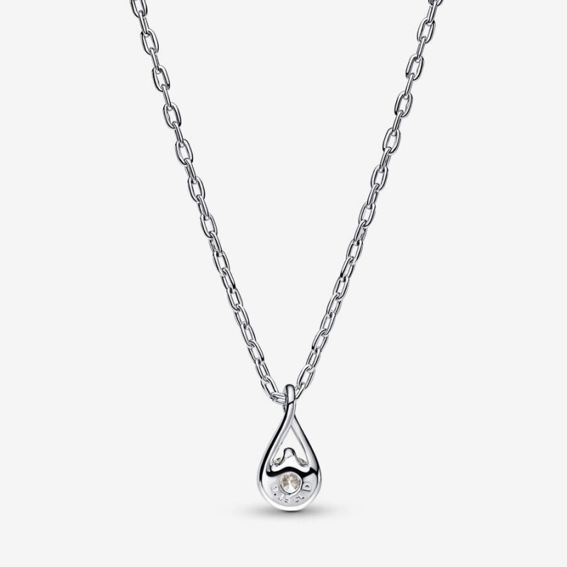 Collier avec Pendentif Pandora Brilliance Lab-Created 0.15 ct tw Diamond | ROX-77499764